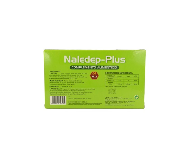 Dep Plus 20 ampollas Nale
