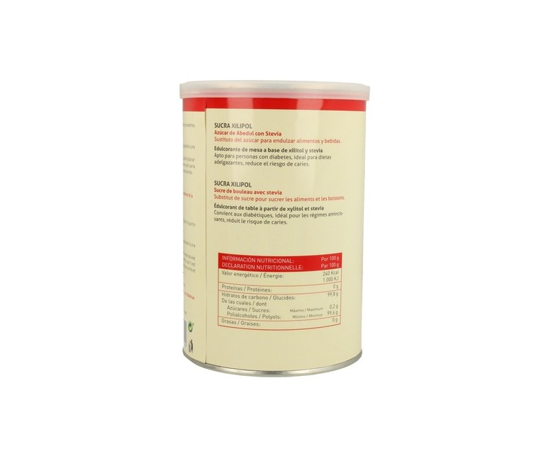 Sucra Xilipol Con Stevia 750 g Plantapol
