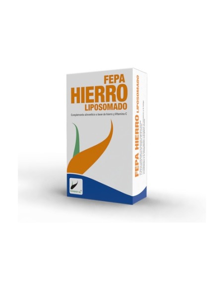 Fepa-hierro liposomado 30 mg 20 cápsulas de 800mg Fepa