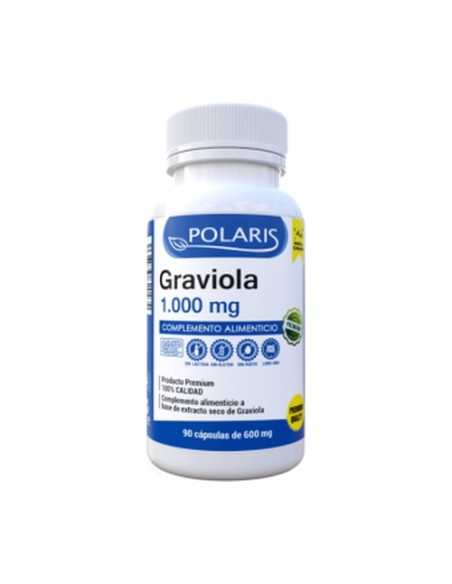 Graviola 1000 mg 90 cápsulas de 1000mg Polaris Formula
