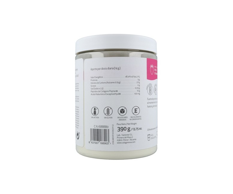 Colagenova Movility Colágeno Hidrolizado (Sabor Fresa) 390 g (Fresa) Vaminter