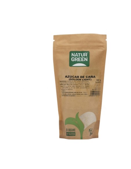 Azúcar de caña golden light Bio 500 g NaturGreen