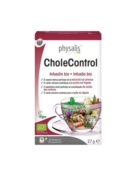 Cholecontrol Infusión Bio 20 bolsitas infusoras Physalis