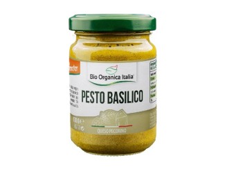 Pesto verde de albahaca con pecorino y anacardos