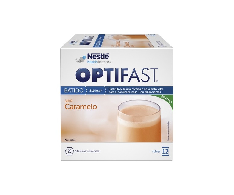 Optifast Batido - Caramelo 12 sobres de 55g Optifast