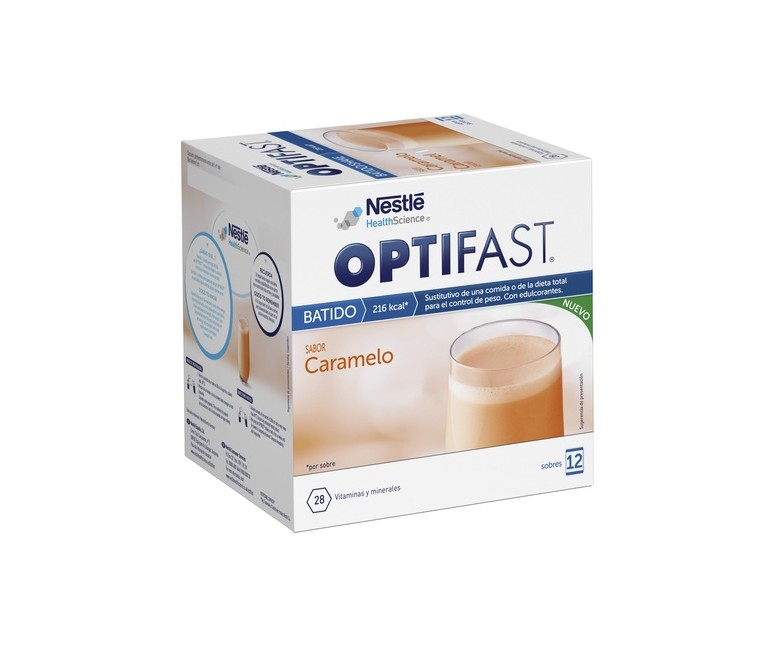 Optifast Batido - Caramelo 12 sobres de 55g Optifast