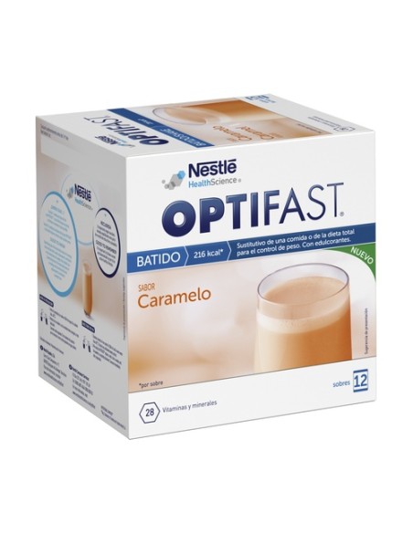 Optifast Batido - Caramelo 12 sobres de 55g Optifast