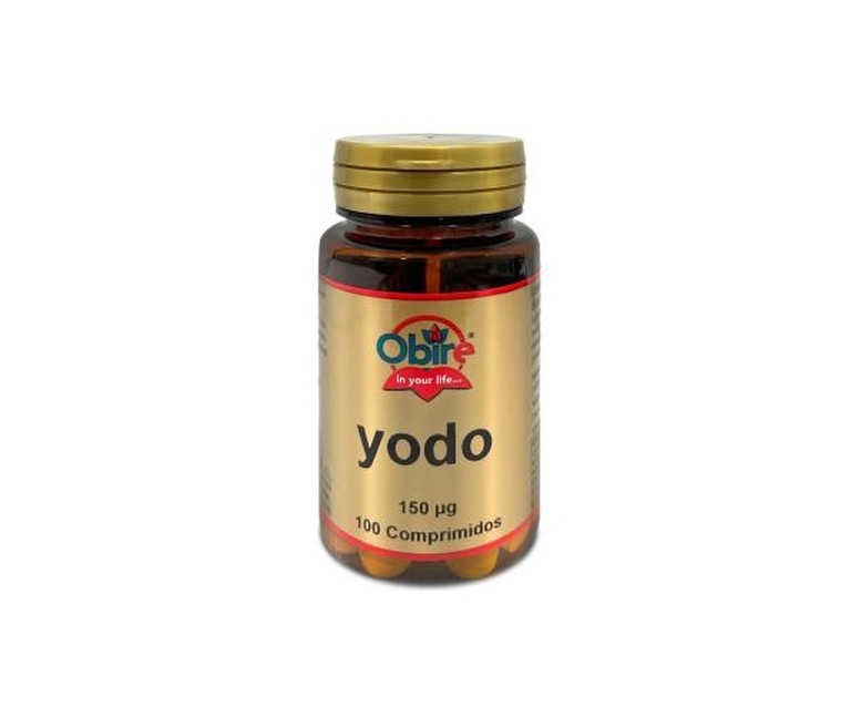 Yodo 150 mcg 100 comprimidos de 150μg Obire