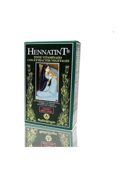Hennatint Castaño Medio Caoba 1 unidad Radhe Shyam