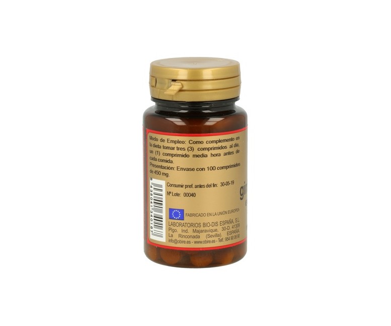 Ginkgo Biloba 100 comprimidos de 450mg Obire