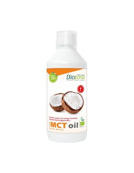 Pure mct oil aceite de coco 500 ml de aceite (Coco) Biotona