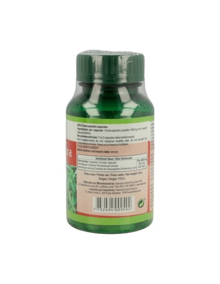 Chancapiedra 100 cápsulas de 400mg Inkanat