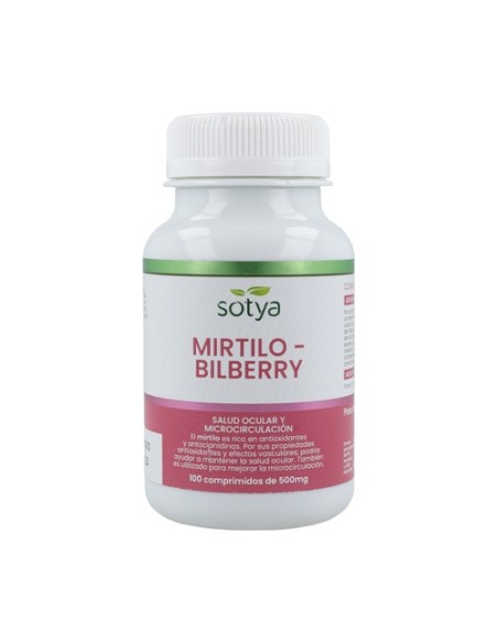 Mirtilo - Bilberry 100 comprimidos Sotya