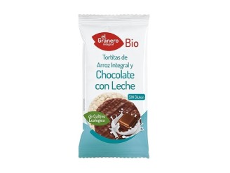 Tortitas arroz integral chocolate con leche Bio