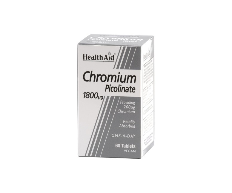 Cromo Picolinato 60 comprimidos Health aid