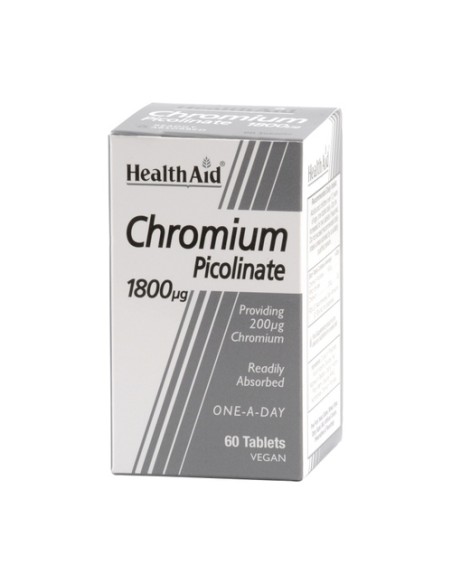 Cromo Picolinato 60 comprimidos Health aid