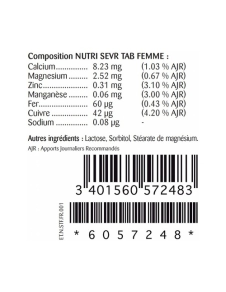 Nutri sevr mujer 70 cápsulas vegetales Activa