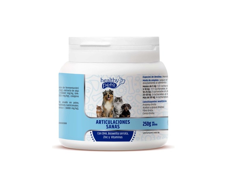 Articulaciones sanas para gatos y perros 250 g de polvo Healthy Pets