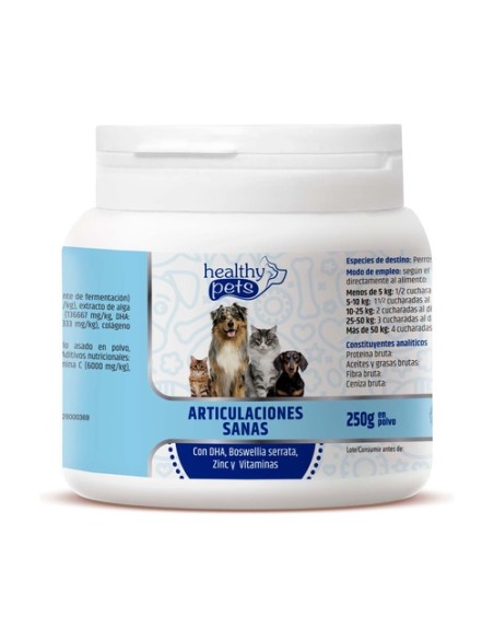 Articulaciones sanas para gatos y perros 250 g de polvo Healthy Pets