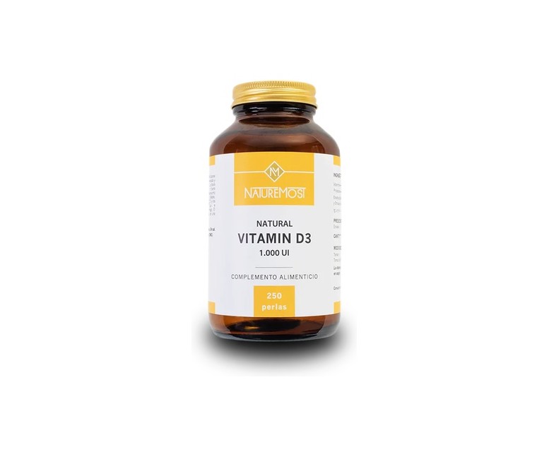 Vitamina D3 1.000 U.I. 250 comprimidos Naturemost