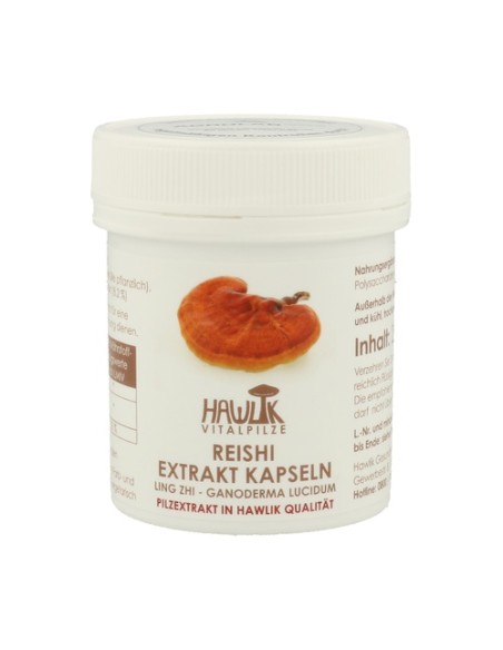 Extracto Reishi Puro 60 cápsulas Hawlik
