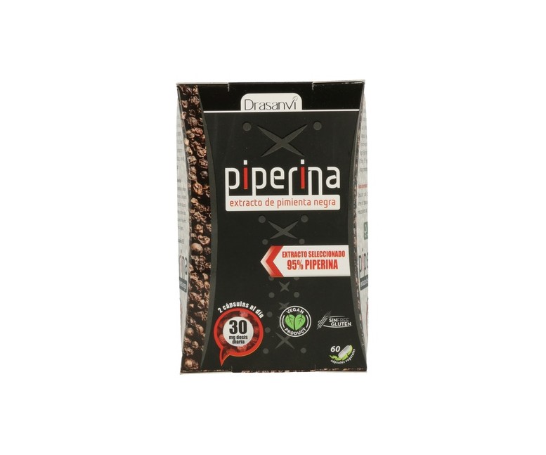 Piperina 60 cápsulas de 471.75mg Drasanvi