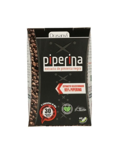 Piperina 60 cápsulas de 471.75mg Drasanvi