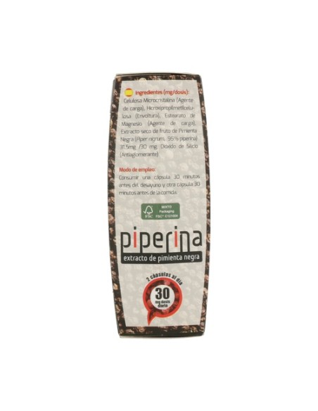 Piperina 60 cápsulas de 471.75mg Drasanvi