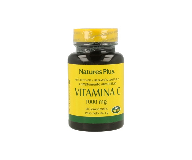 Super Vitamina C y Escaramujo 60 comprimidos de 1000mg Natures Plus