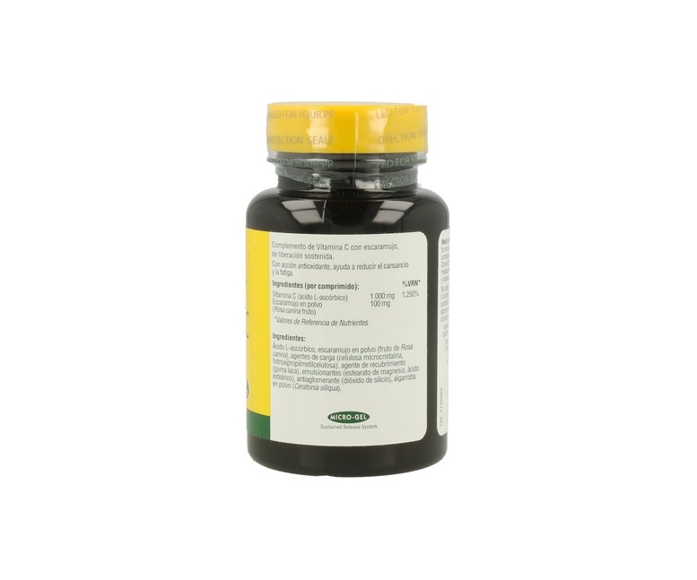 Super Vitamina C y Escaramujo 60 comprimidos de 1000mg Natures Plus
