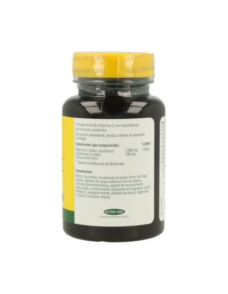 Super Vitamina C y Escaramujo 60 comprimidos de 1000mg Natures Plus