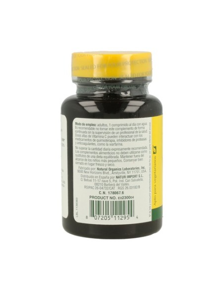 Super Vitamina C y Escaramujo 60 comprimidos de 1000mg Natures Plus
