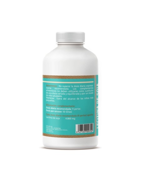 Lecitina de Soja 450 perlas de 500mg Sotya