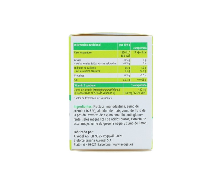Vitamina C Natural 40 comprimidos A.Vogel