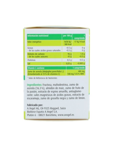 Vitamina C Natural 40 comprimidos A.Vogel