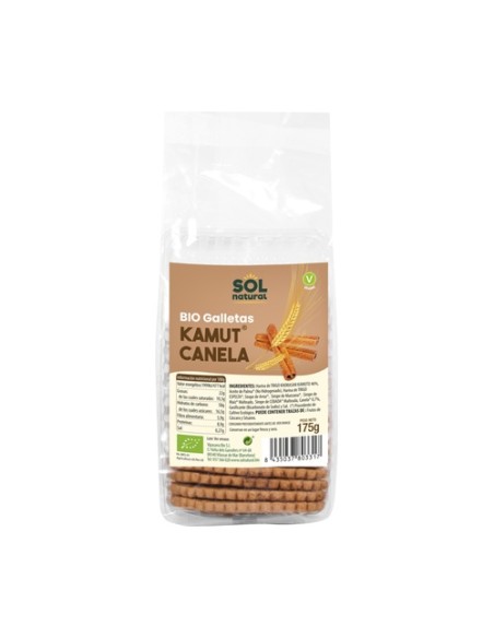 Galletas de kamut con canela Bio 175 g (Canela) Sol Natural