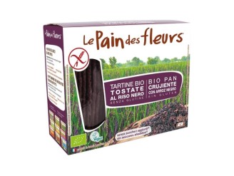 Tostadas Crujientes de Arroz Negro Bio Sin Gluten