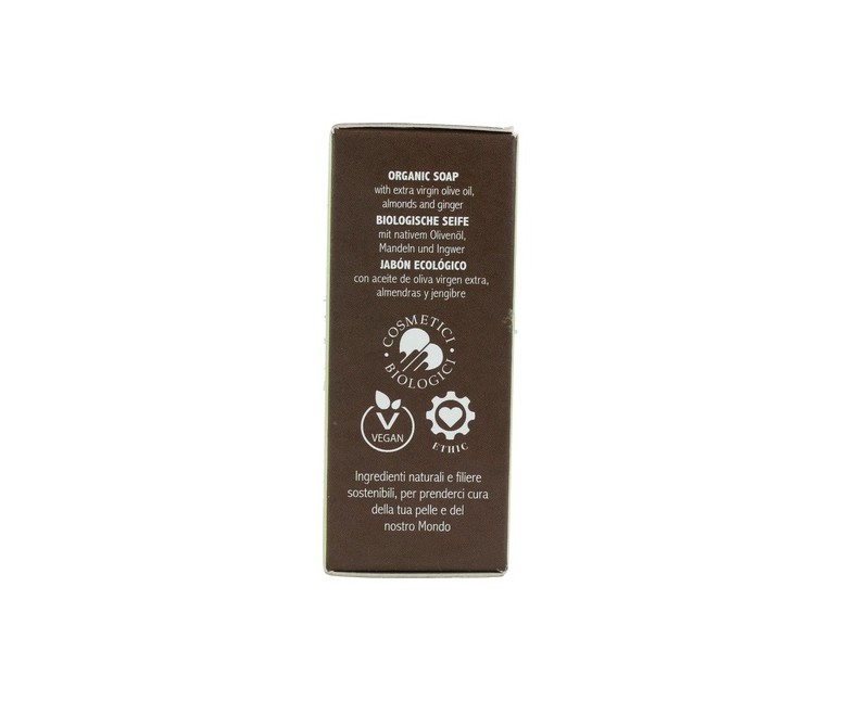Jabón de ducha de almendras y jengibre 1 unidad de 100g La Saponaria