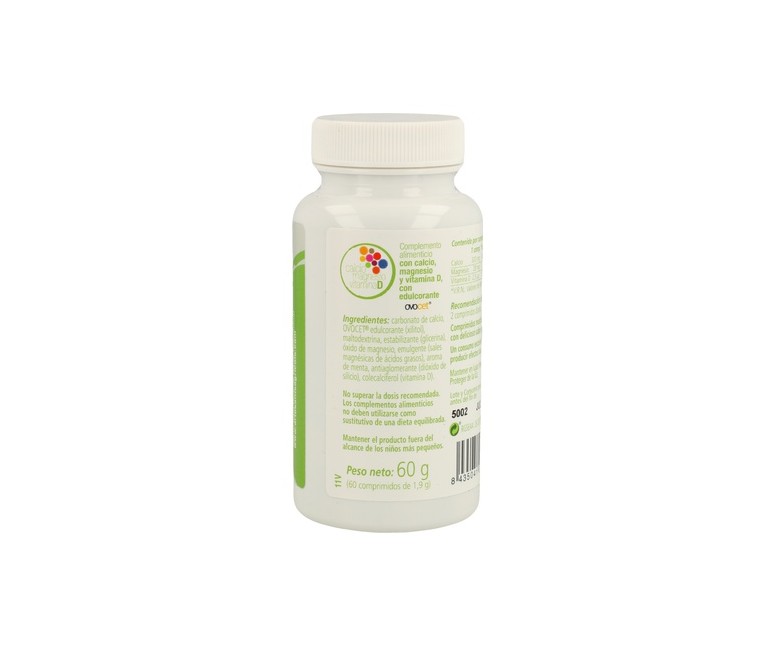 Calcio Magnesio Con Vitamina D 60 comprimidos Plantis