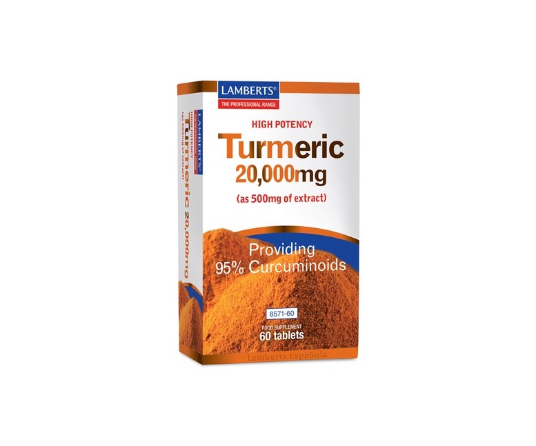 Cúrcuma 20.000 mg 60 tabletas (20000mg) Lamberts