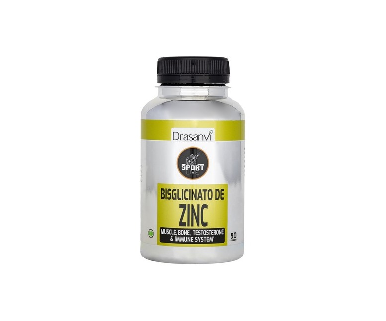 Bisglicinato de Zinc Sport Live 90 comprimidos de 550mg Drasanvi