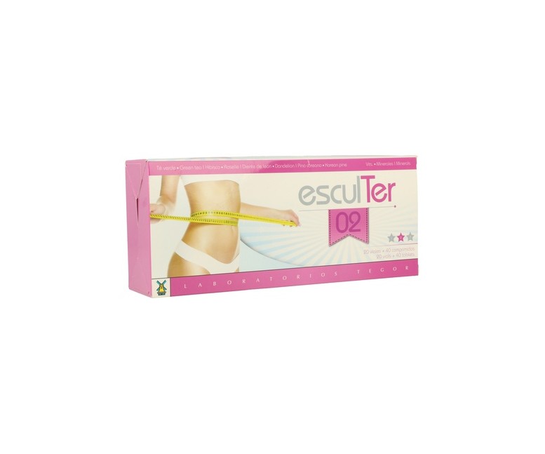 Esculter Nº2 20 viales + 40 comprimidos Tegor