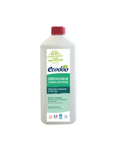 Desatascador de tuberías 1 L Ecodoo