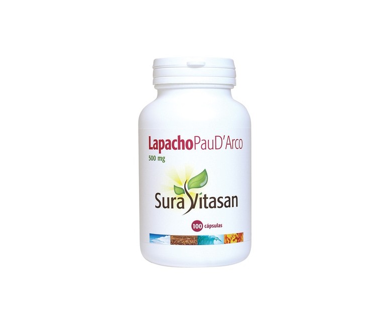 Lapacho Pau D´Arco 100 cápsulas de 500mg Sura Vitasan