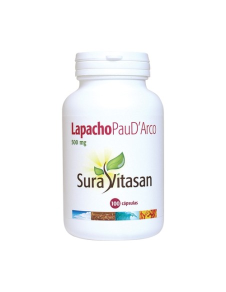 Lapacho Pau D´Arco 100 cápsulas de 500mg Sura Vitasan