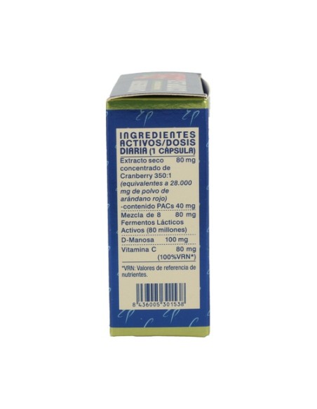 Cranberry complex 30 cápsulas vegetales de 455mg Estado Puro
