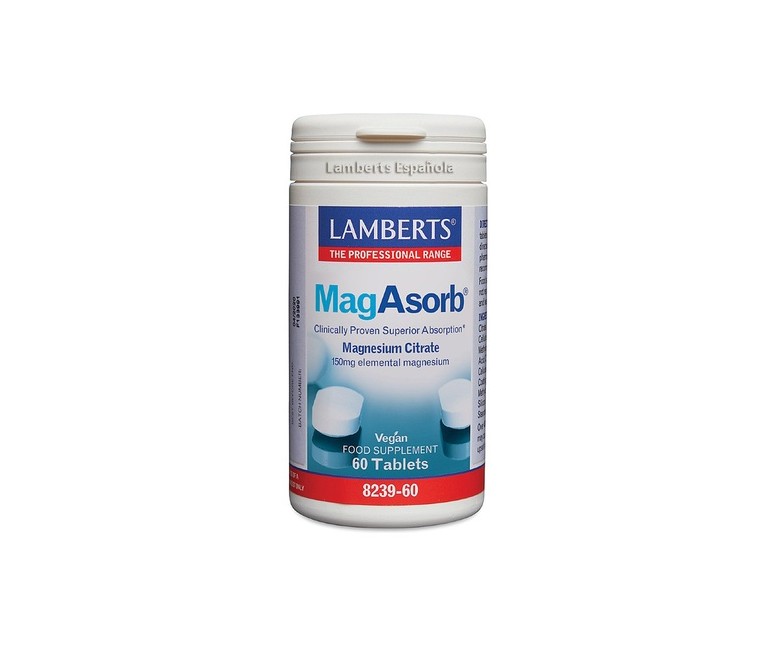 MagAsorb 60 tabletas de 150mg Lamberts