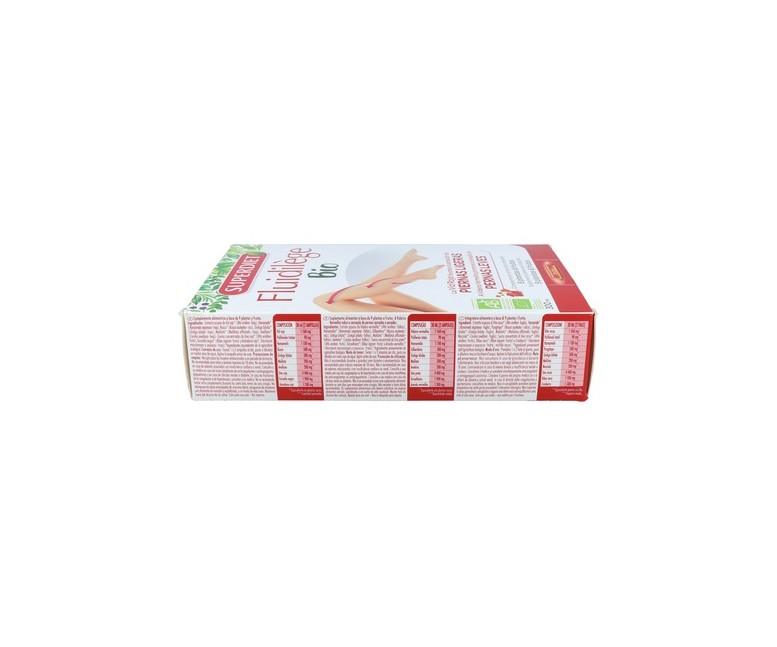 Fluidilège Circulación Piernas ligeras Bio 20 ampollas de 15ml Superdiet