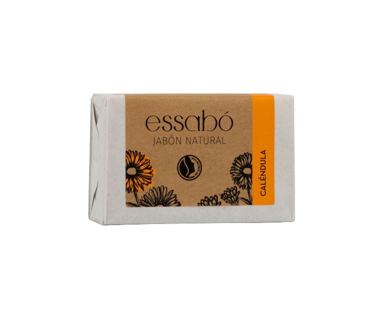Jabón natural caléndula 1 unidad de 100g Essabo