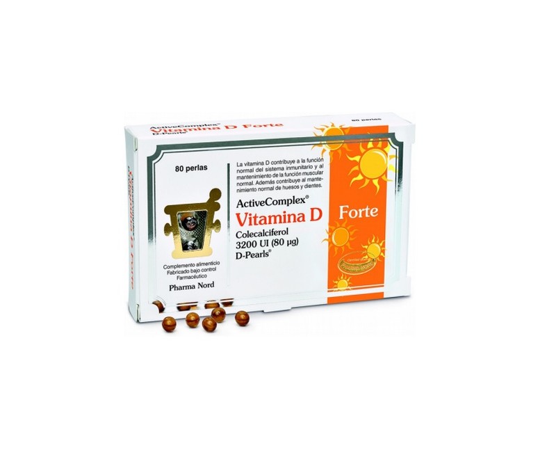 ActiveComplex Vitamina D Forte 80 perlas Pharma Nord